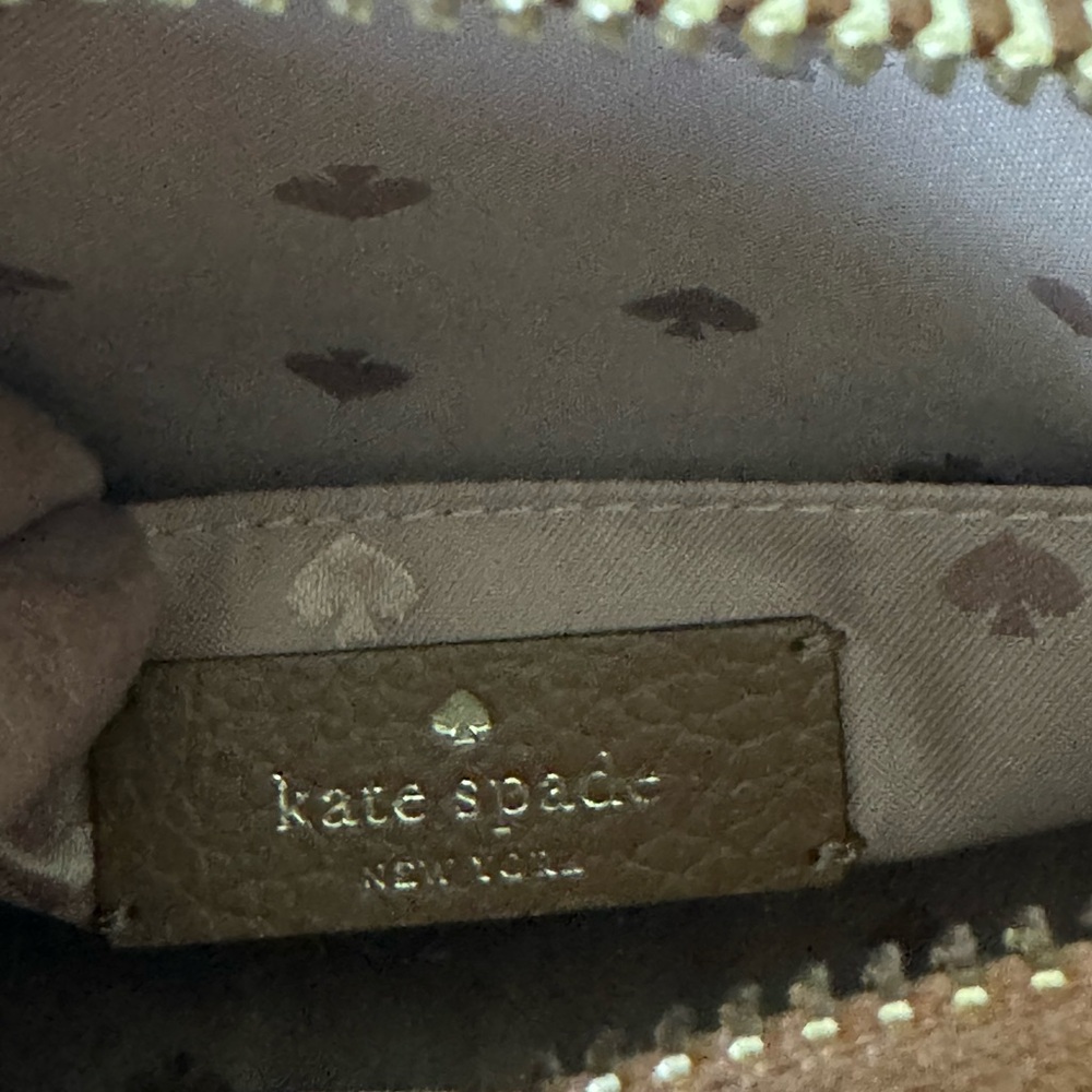 KATE SPADE Kourtney Suede Mustard Crossbody Bag - Picture 8 of 15